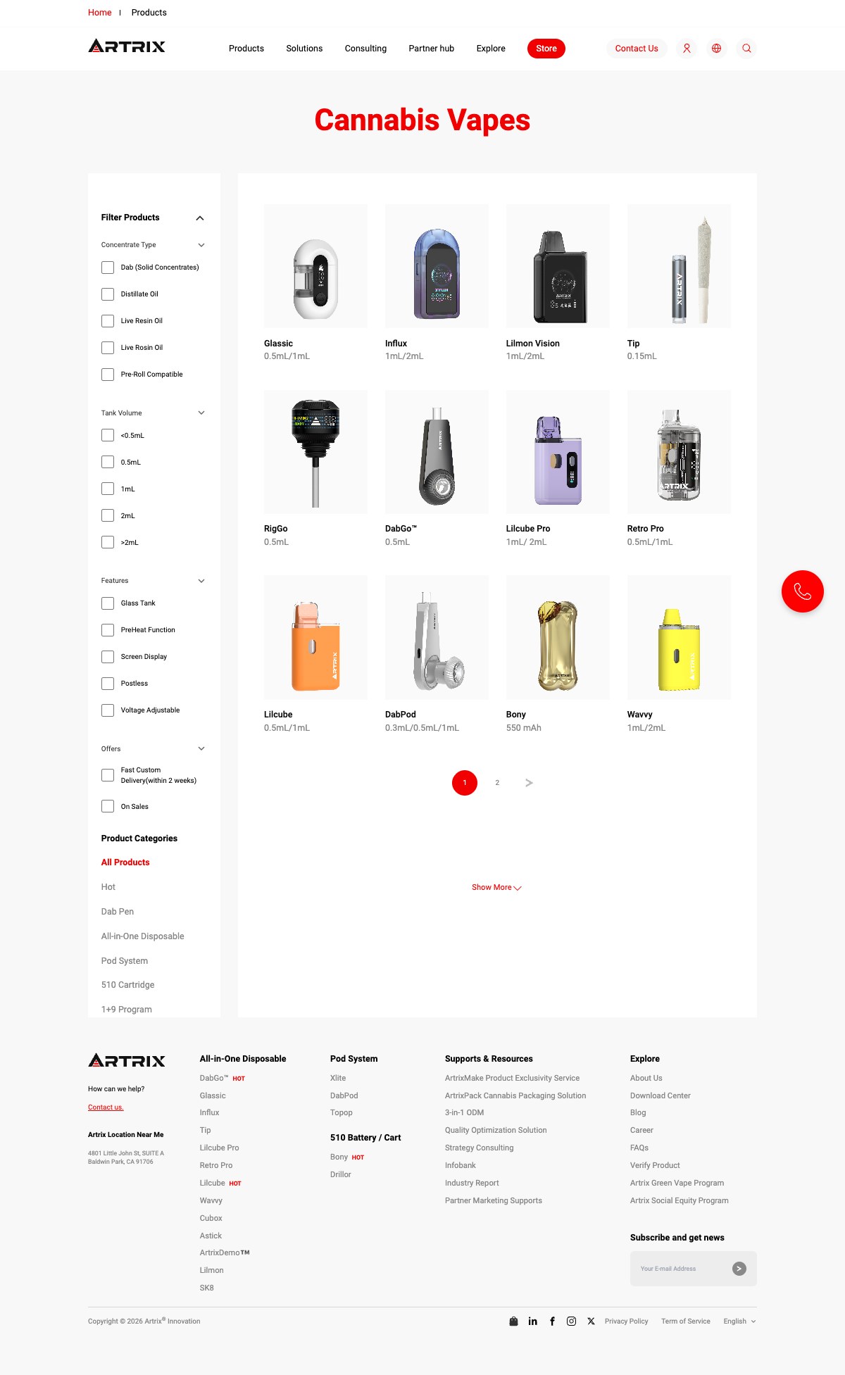 Artrix Global Products
