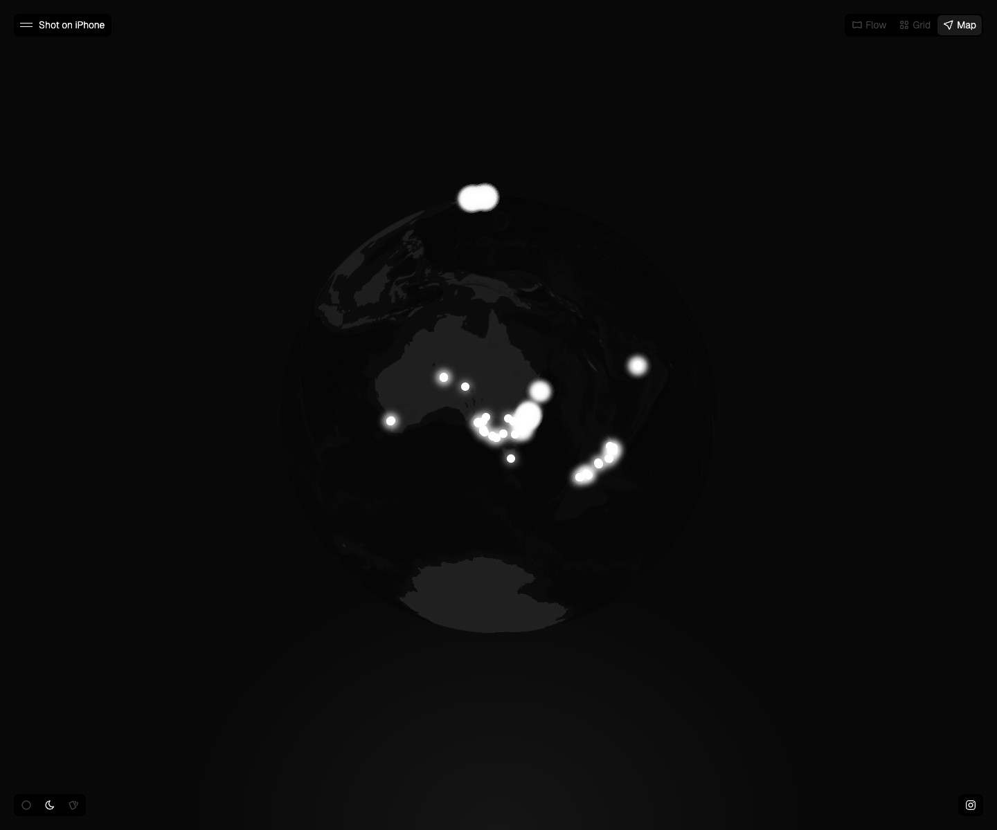 Shot on iPhone Map View